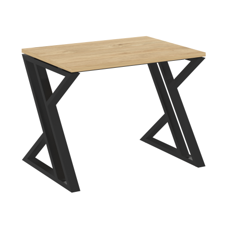 Стол рабочий VR.L-SRZ-1.7 980x720x750 (Тиквуд Светлый/Черный металл)