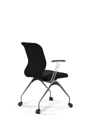 Кресло для руководителя Метта Sit 8 Mr4-4T - Vivaldi /Uh00/Wh12/T4mV-c(F53.W02) (Черный)