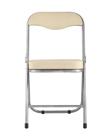 Стул складной ДЖОН металлик, кремовый (Стул складной Джон кремовый)