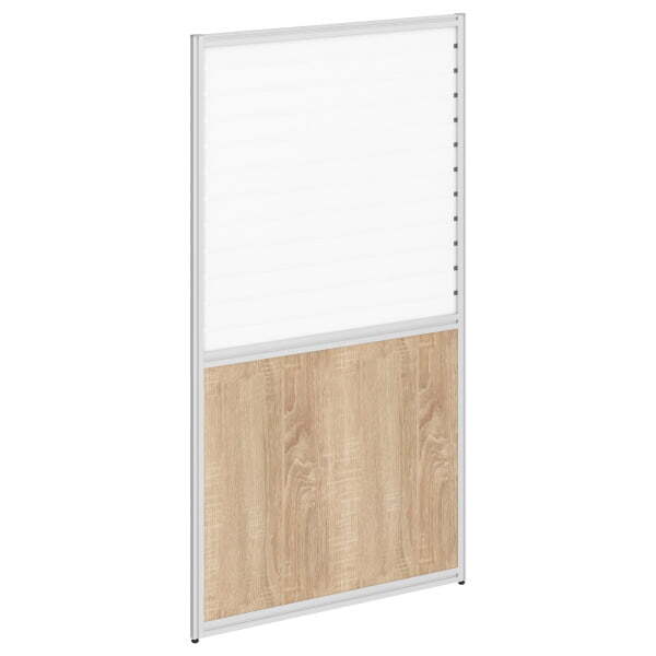 Перегородка комбинированная 1600 Rand RP160SG90 900x22x1600 (Дуб Сонома светлый)