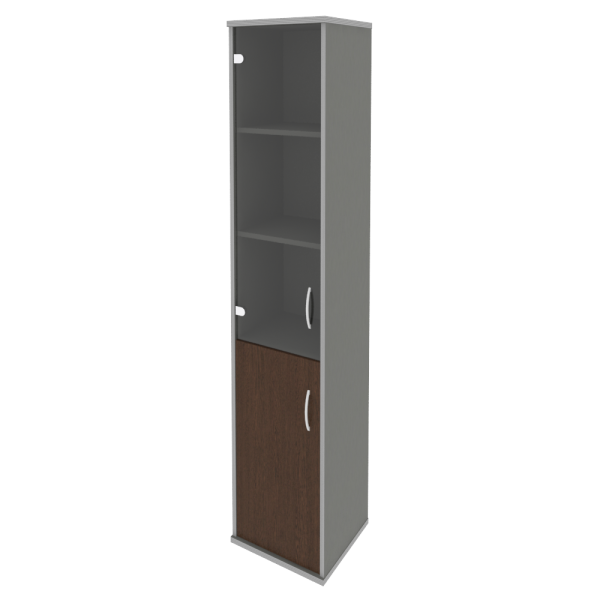 Шкаф Riva А.СУ-1.2 Л 404x365x1980 (Венге-Металлик)