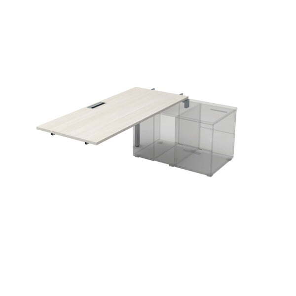 СТС.979 Стол системы БЕНЧ линейный три опоры, средний (1400x700x750) (IvoryСерый)
