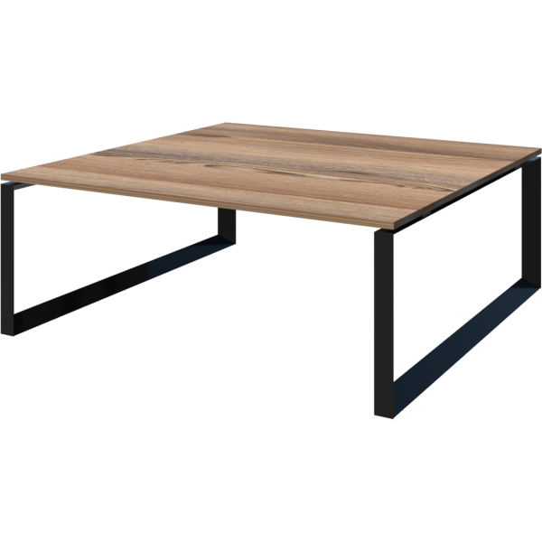 Стол переговорный на металлокаркасе Аргентум-МП НТМП.О.120.11 1200x1100x750 (Дуб сафари/Антрацит)