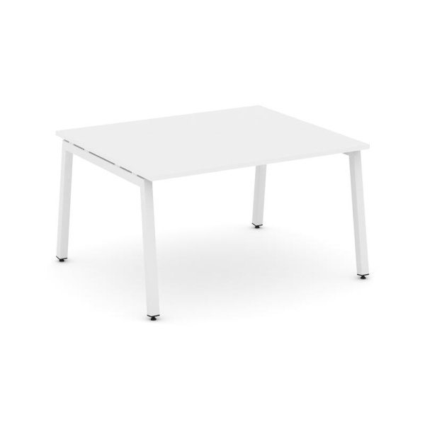 Стол переговорный SN-5A.SPRG-033.3 (1380х1180х750) (Белый/Металл Белый)