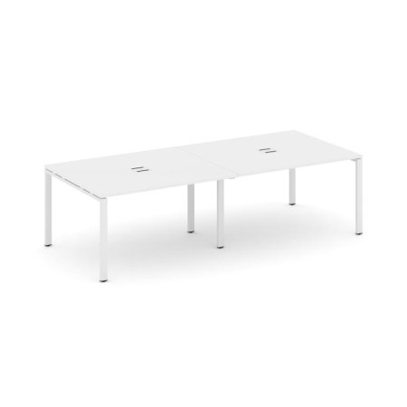 Стол переговорный SN-6P.SPRG-044 (3160х1180х750) (Белый/Металл Белый)
