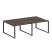 Рабочая станция Metal System Style БО.СМ-4.2 2400x1475x750 (Дуб Наварра/Серый металл)