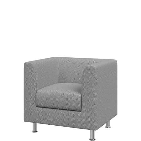 Диван Домино. Кресло. (Кресло sweet_light_grey)