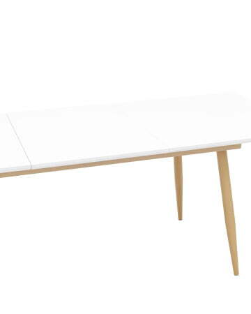 Стол обеденный Стокгольм раскладной 160-220*90 белый (Стол обеденный Стокгольм белый)