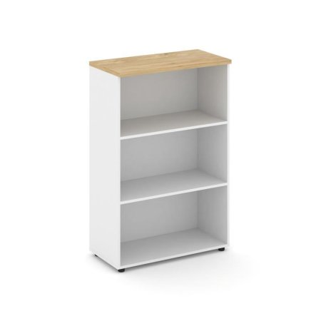 Стеллаж средний широкий SN.STS.E-200 (796х400х1203) (Белый/Тиквуд Светлый)