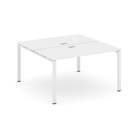Рабочая станция 2-х сторонняя SN-6P.DRS-021 (980х1632х750) (Белый/Металл Белый)