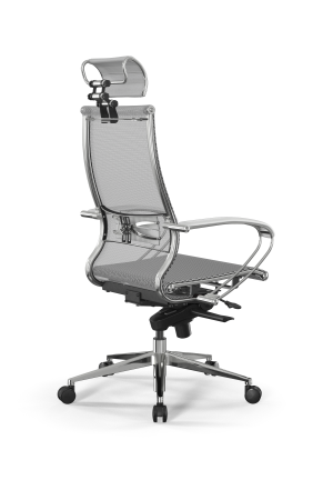 Кресло для руководителя Метта Samurai L2-5K - TS /Kc00/Nc00/K2cL/H2cL-3D(M06.B32.G11.W03) (Белый)