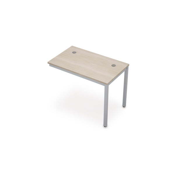 6МБК.167 Линейные бенч-системы, конечный модуль (1000x600x750) (Шамони светлый/Алюминий матовый)