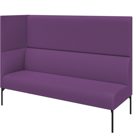 Диван Бридж. Модуль 3-местный правый высокий. (Модуль 3-местный правый высокий sweet_rose_violet)