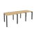 Рабочая станция на П-образном м/к Onix O.MP-RS-3.0.8 2340x800x750 (Тиквуд Темный/Белый Металл)