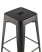Стул барный TOLIX черный глянцевый (Стул барный Tolix черный глянцевый)