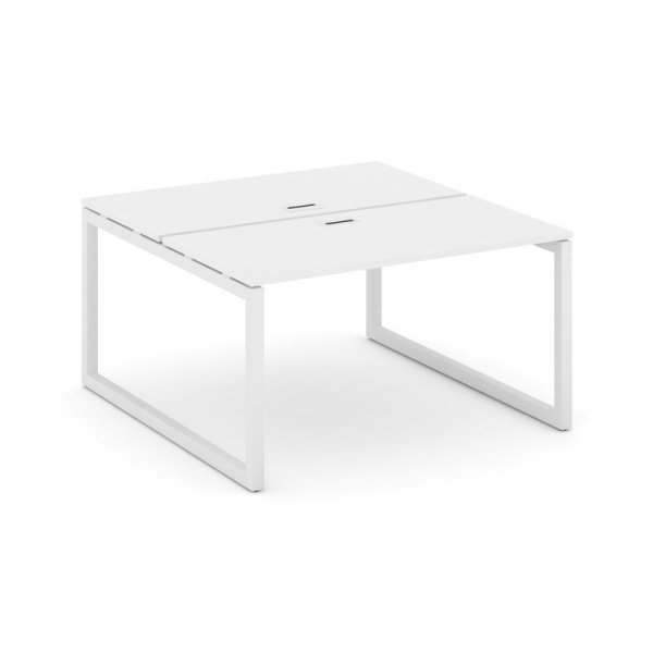 Рабочая станция 2-х сторонняя SN-5O.DRS-012 (1180х1432х750) (Белый/Металл Белый)