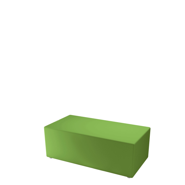 Пуф прямоугольный для офиса Модуль (М-70) (Зеленый)