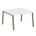 Стол для переговоров (1 столешница) на А-образном м/к Metal System Style БА.ПРГ-1.2 1200x1235x750 (Дуб наварра/Серый металл)