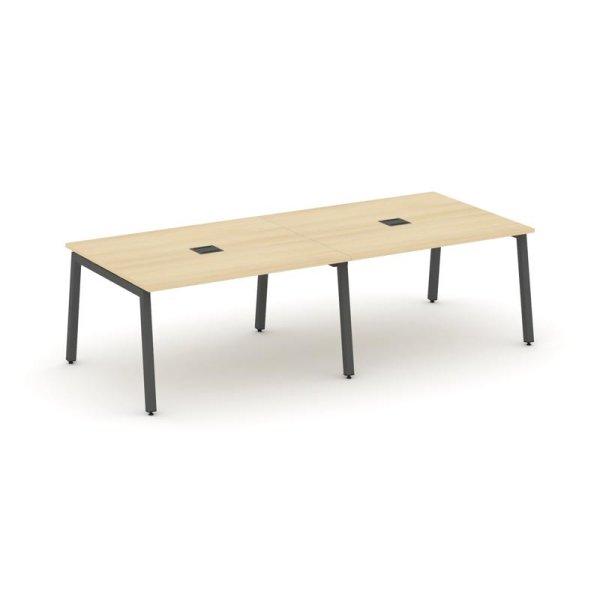 Стол переговорный SN-5A.SPRG-044 (3160х1180х750) (Акация Лорка/Металл Антрацит)