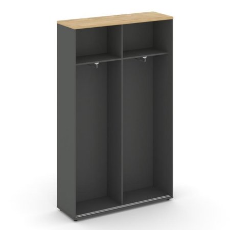 Шкаф-купе для одежды SN.SHK-003 (1200х400х1982) (Антрацит/Тиквуд Светлый)
