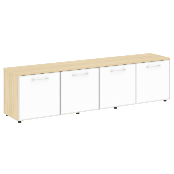 Тумба модульная белые двери LT.TS 4.6 2200x450x580 (Акация Лорка)