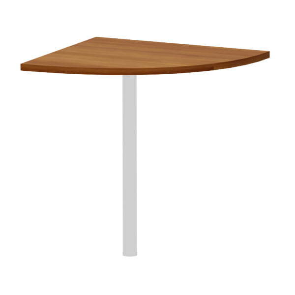 Переход (без опоры) левая Этюд Р20.13лв 700x600x25 (Орех Французский)