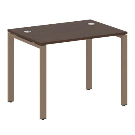 Стол письменный Metal System Style БП.СП-1 1000x720x750 (Венге Цаво/Мокко металл)