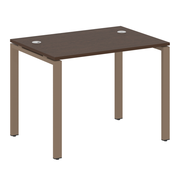 Стол письменный Metal System Style БП.СП-1 1000x720x750 (Венге Цаво/Мокко металл)
