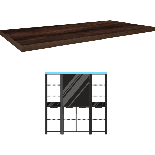 Топ Акцент КТ-76.38 1790x441x38 (Лагос)