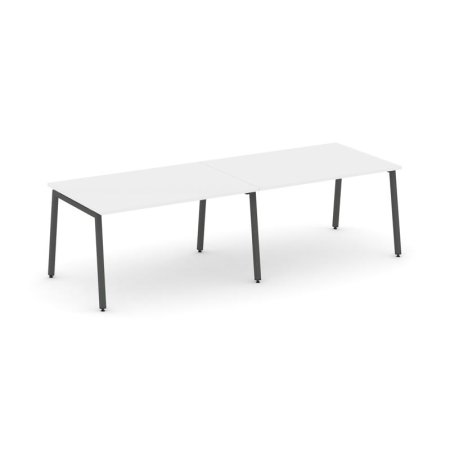 Стол переговорный SN-4A.SPRG-014.3 (3160х980х750) (Белый/Металл Антрацит)