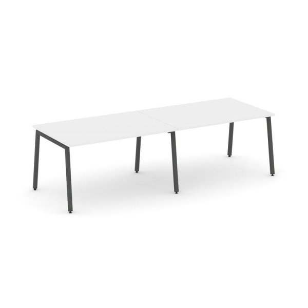 Стол переговорный SN-4A.SPRG-014.3 (3160х980х750) (Белый/Металл Антрацит)