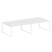 Рабочая станция Metal System Style БО.СМ-4.4 3200x1475x750 (Дуб Наварра/Серый металл)