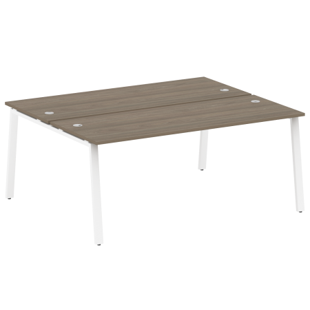 Рабочая станция Metal System Style БА.РАС-СП-2.5 1800x1475x750 (Вяз/Белый металл)