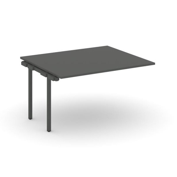 Проходной наборный элемент переговорного стола SN-4P.NSPRG-032.3 (1180х1180х750) (Антрацит/Металл Антрацит)
