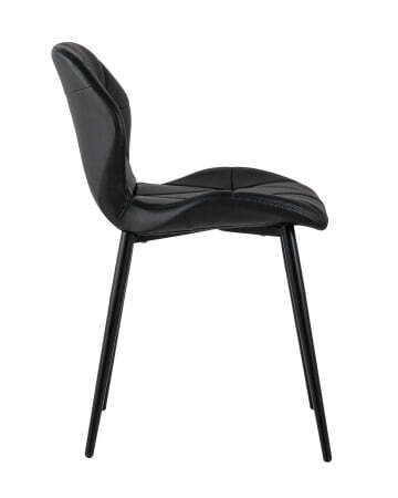 Стул Эдвин экокожа черный (Стул Эдвин черный)