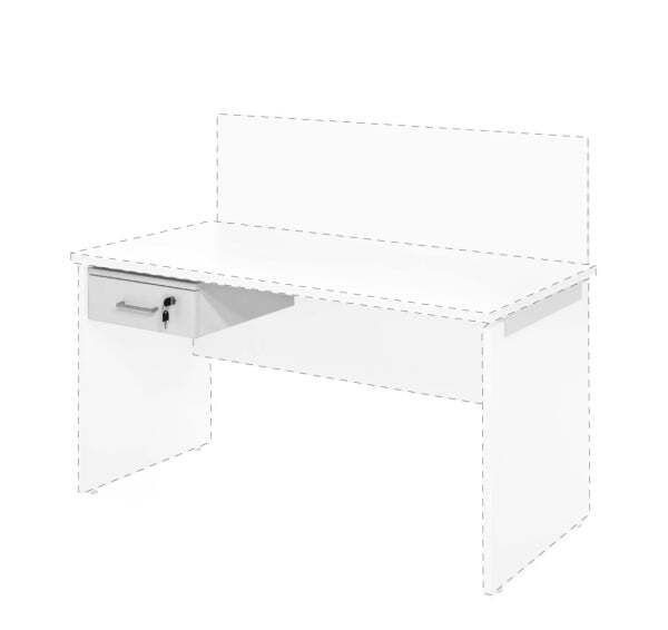 TOUR WOOD Тумба подвесная 1 ящик (Белый)