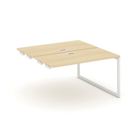 Стол-приставка к опорным элементам SN-4O.DPRS-014 (1580х1432х750) (Акация Лорка/Металл Белый)