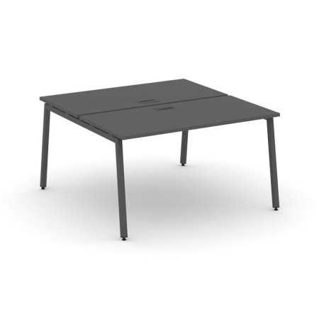 Рабочая станция 2-х сторонняя SN-4A.DRS-021 (980х1632х750) (Антрацит/Металл Антрацит)
