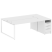 Рабочая станция Metal System Style БО.РС-СТП-2.5 2212x1475x750 (Дуб Наварра/Серый металл)
