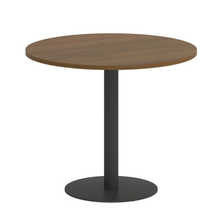 Стол круглый VR.SP-5-90.1 900x900x750 (Орех Гварнери/Антрацит Металл)