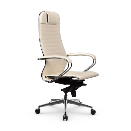 Кресло для руководителя Метта Samurai K-1.041 MPES (Молочный)