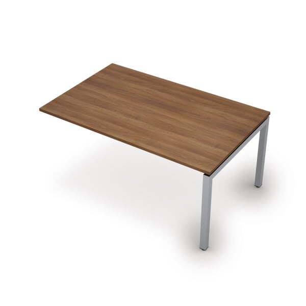 6МПК.504 Бенч-система для переговорных столов, конечный модуль (1600x1000x750) (Шамони темный/Алюминий матовый)