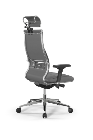 Кресло для руководителя Метта Samurai B2-11D - Infinity /Kc06/Wm06/D04P/H2cL-3D(M26.B32.G25.W03) (Серый)