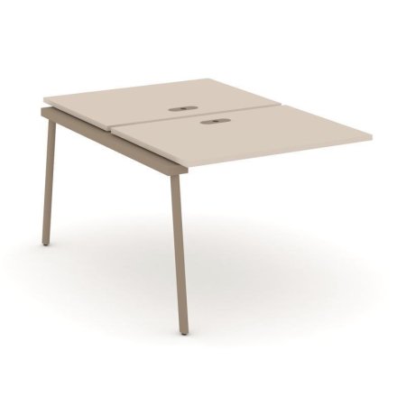 Двойной наборный элемент рабочей станциии ES.2.NRS-1-LP (980х1500х750) (Капучино/Металл Латте)