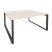 Рабочая станция на О-образном м/к Onix O.MO-D.RS-2.4.7 1580x1475x750 (Тиквуд Темный/Белый Металл)