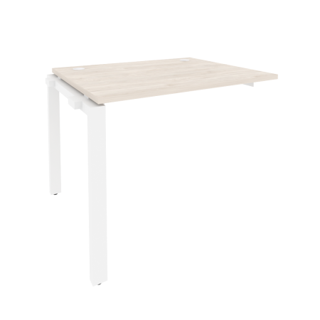 Наборный элемент рабочей станции на П-образном м/к Onix O.MP-1.NRS-1.8 980x800x750 (Денвер Светлый/Белый Металл)