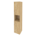 Шкаф высокий узкий правый Onix O.SU-1.5R 400x420x1977 (Тиквуд Светлый)