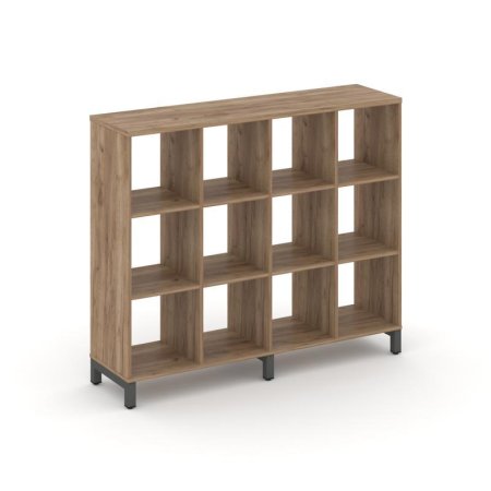 Каркас стеллажа 3 яруса SN.KS-340 (1488х400х1248) (Дуб Табак/Металл Антрацит)