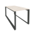 Рабочая станция на О-образном м/к Onix O.MO-D.RS-2.0.8 780x1635x750 (Тиквуд Темный/Белый Металл)
