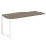 Проходной наборный элемент рабочей станции Metal System Style БО.ПРС-СП-1.4 1600x720x750 (Дуб Наварра/Серый металл)